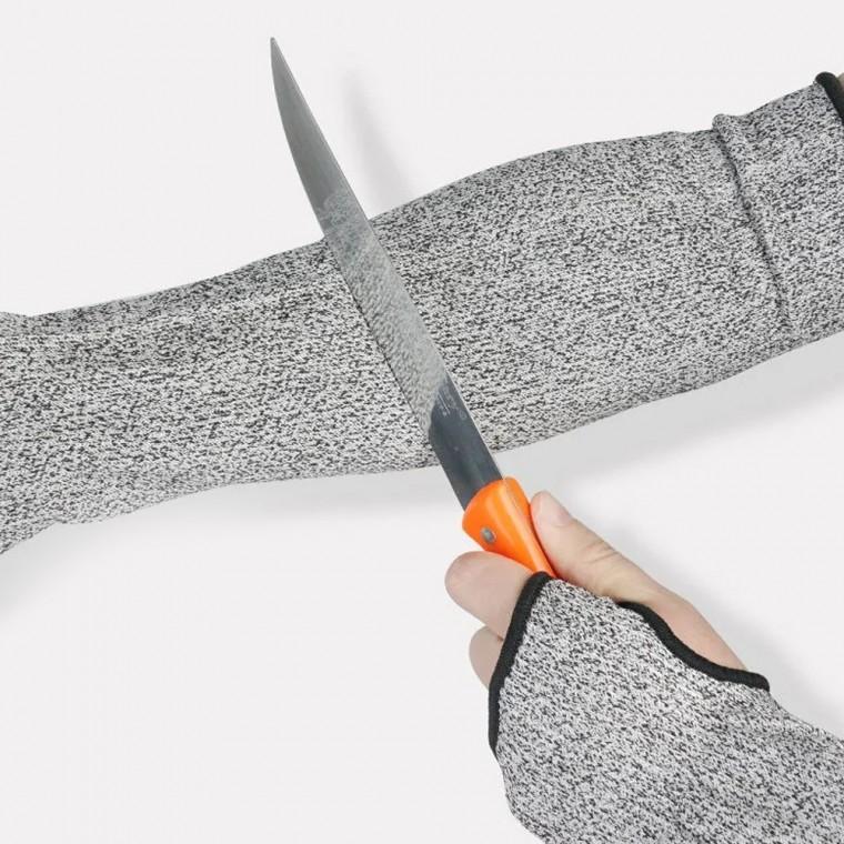 안전가드 베임방지 손등 팔토시(45cm) (블랙)
