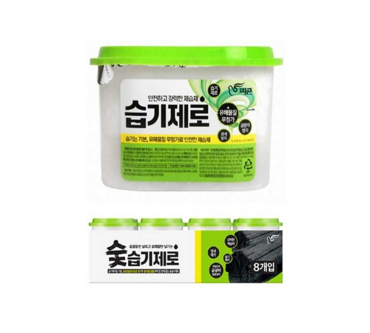 숯습기제로 옷장 서랍장 습기제거제 8P