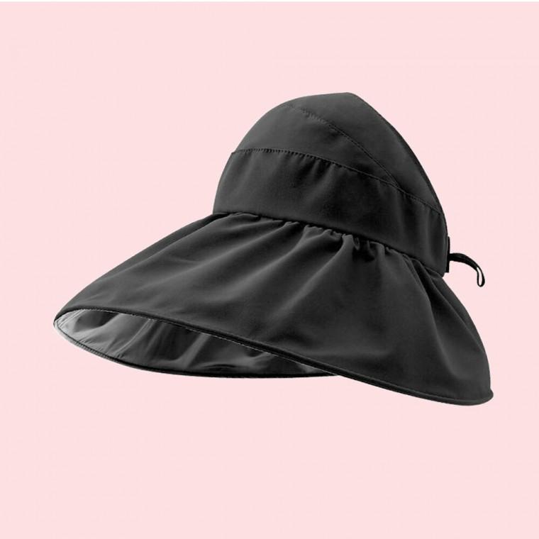 와이드 챙 썬캡 (블랙)