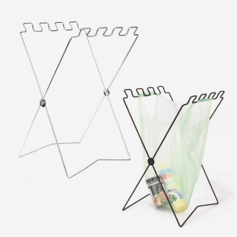 접이식 쓰레기 봉투 랙 블랙 봉투걸이