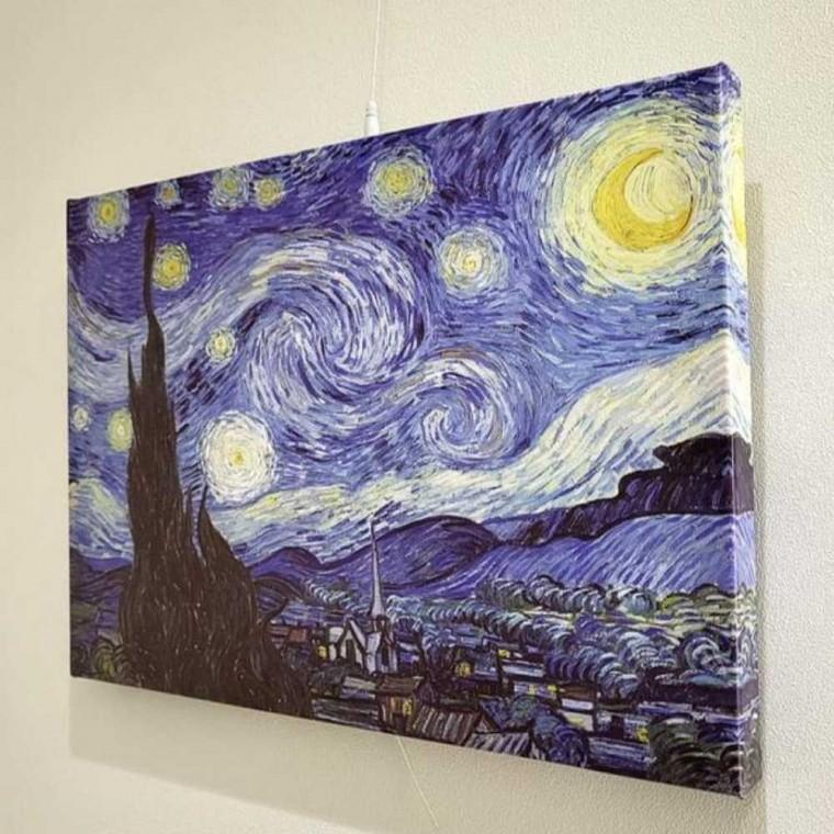 반고흐 그림 액자 별이 빛나는 밤 거실꾸미기