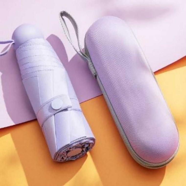 5단 양산 라벤더 암막양산