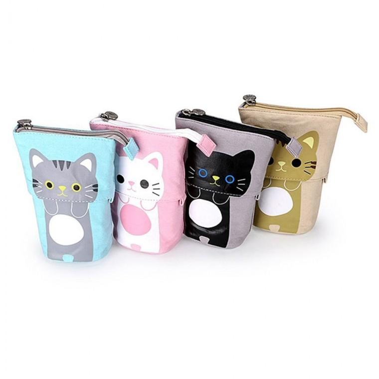 특이한 캐릭터 펜슬케이스 초등학생 필통 예쁜 파우치 투명필통 가