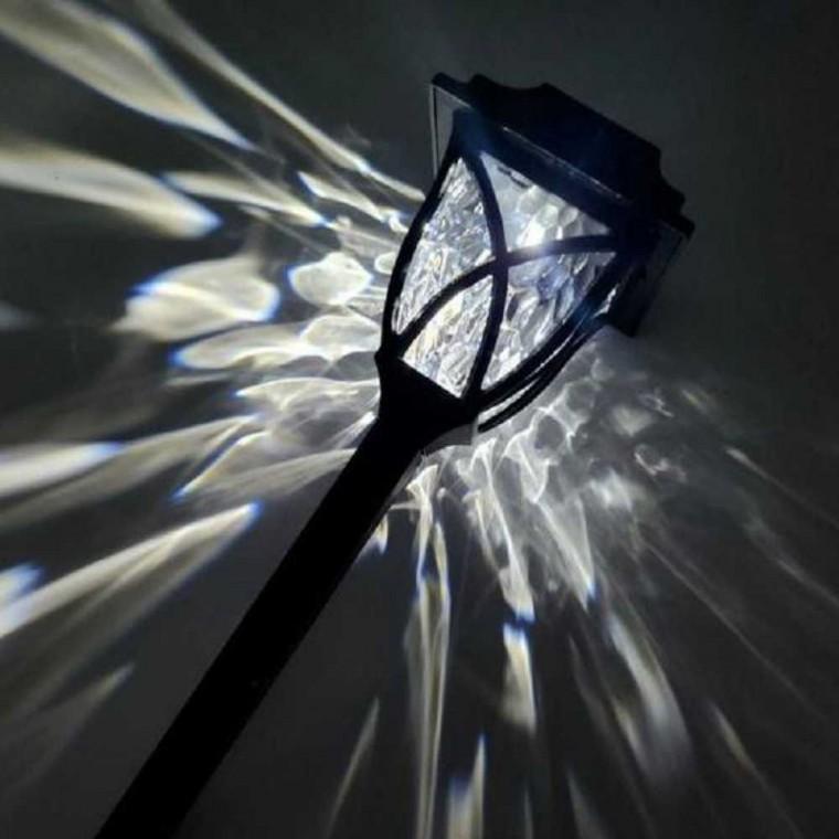 태양광 정원 사각등 백색 하얀빛 태양광조명