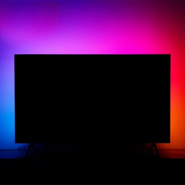 TV 모니터 라이트 1미터 T18 LED 컬러 USB 거울
