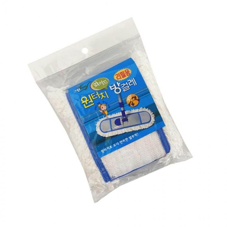 원터치 방 걸레 리필 와이드 밀대 물걸레 막대