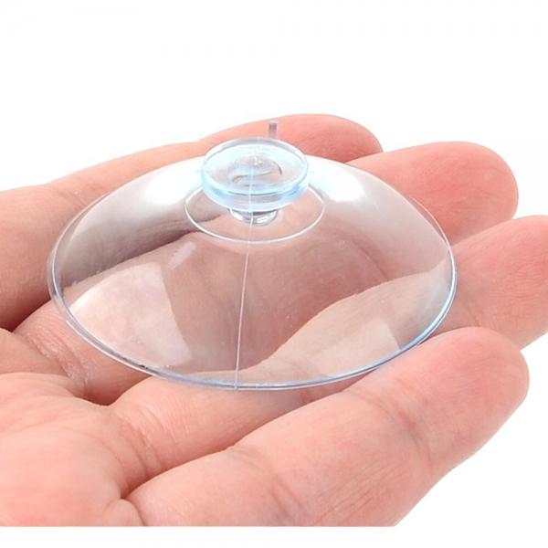 무타공 흡착판 큐방 45mm 250개입 유리 차량용큐방 다용도 욕실 흡착식투명후크