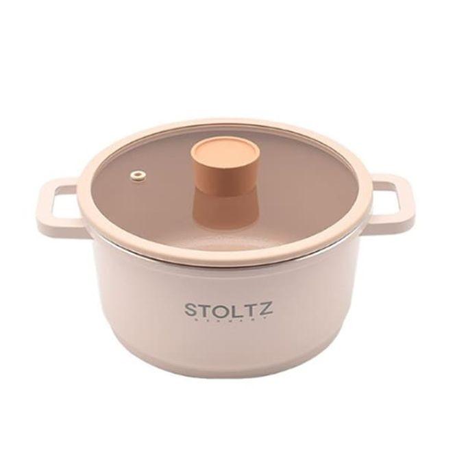 슈톨츠 냄비 세라믹 가정 찌게 인덕션 양수 냄비 16cm