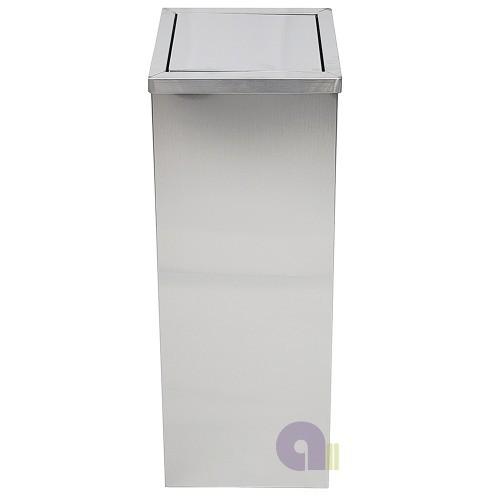 사각뱅뱅이스텐휴지통/42L/소/뱅뱅이휴지통/사각스텐휴지통/스윙형스텐휴지통/사각스텐쓰레기통/국내생산