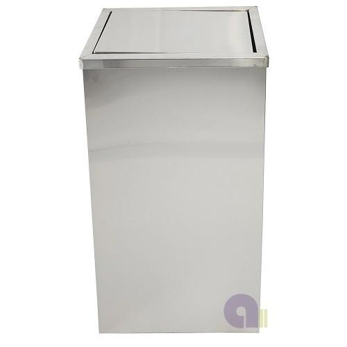 사각뱅뱅이스텐휴지통/60L/중/뱅뱅이휴지통/사각스텐휴지통/스윙형스텐휴지통/사각스텐쓰레기통/국내생산