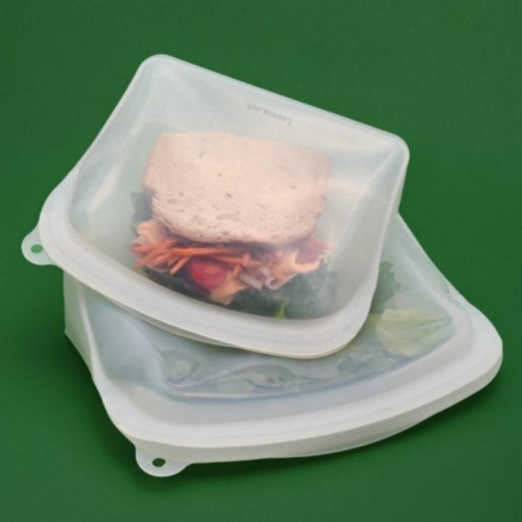 식재료보관 실리콘 냉장고용품 밀폐용기 렌지 냉장고정리 2000ml 크린지퍼백