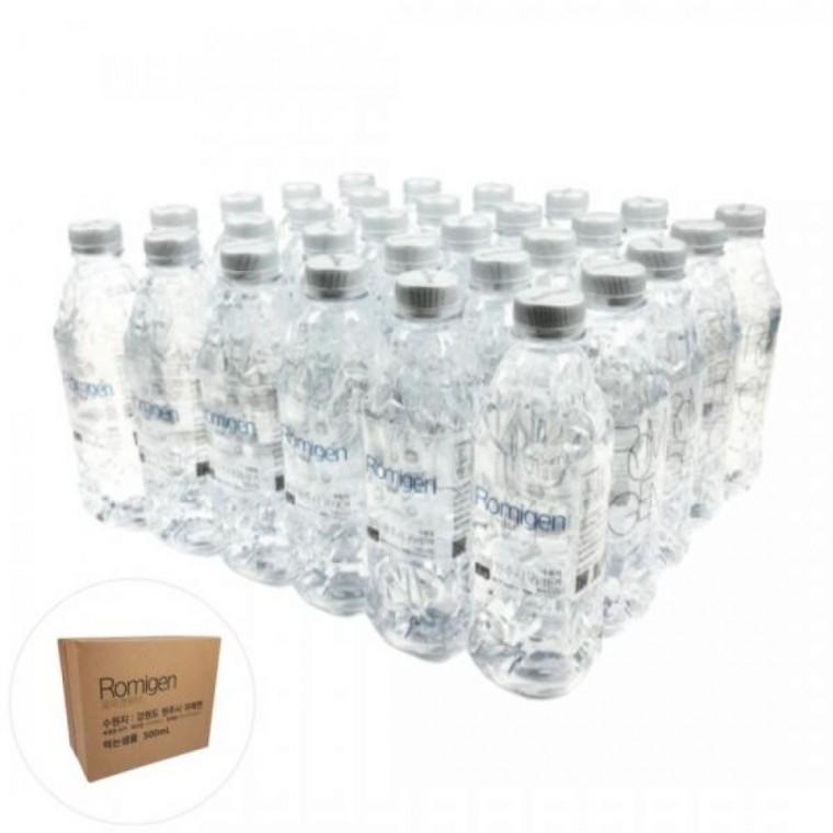 로미겐워터 30개 생수500 x 500ml 무라벨