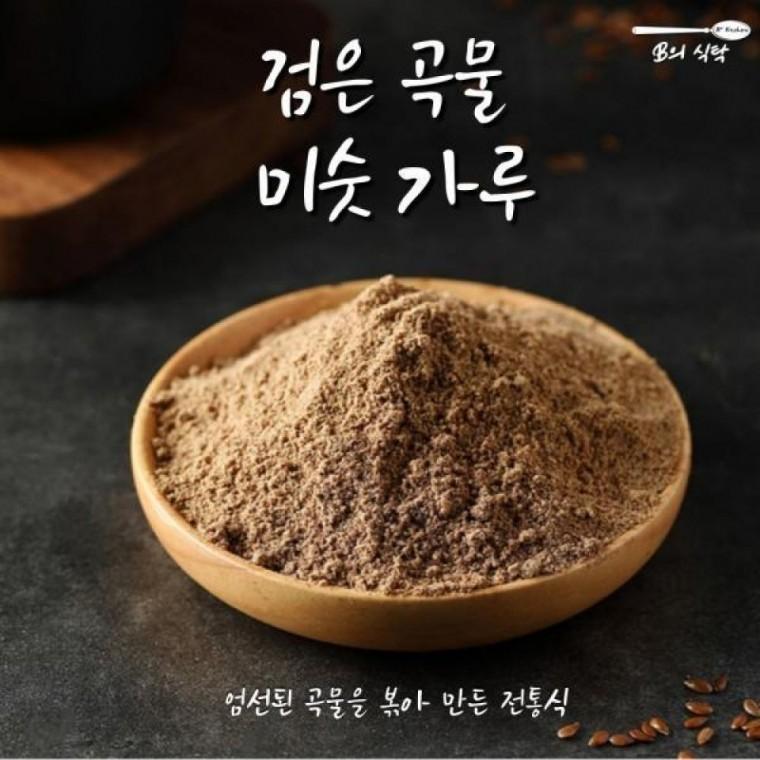 블랙푸드 미숫가루 쉐이크 1kg B의식탁 선식 검은곡물