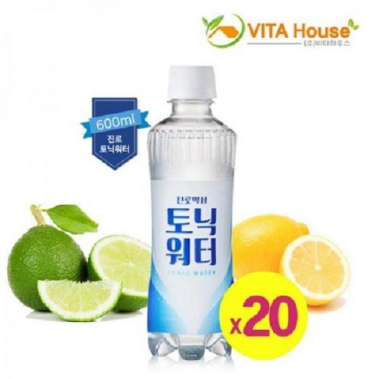 토닉워터 탄산 600ml 20개 V 진로 위스키 레몬라임향