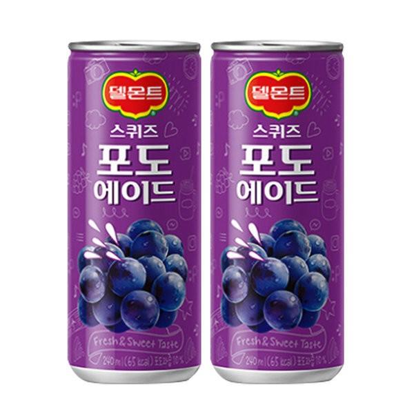 델몬트 스퀴즈 포도 에이드 240mlx30캔