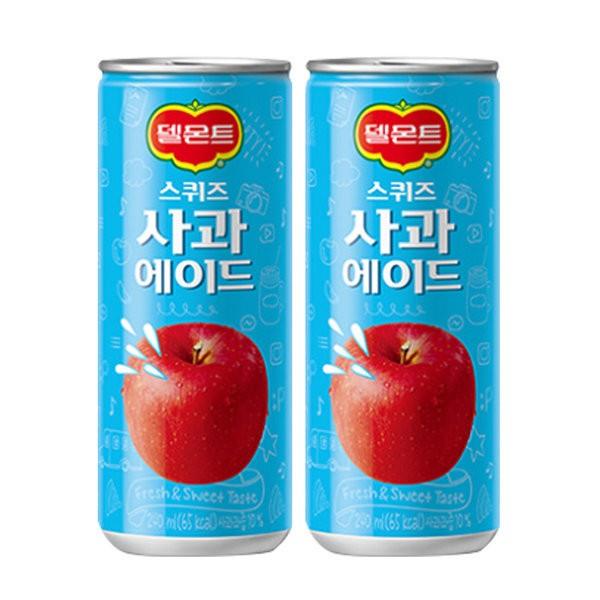 델몬트 스퀴즈 사과에이드 240mlx30캔