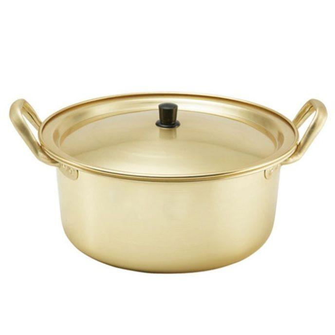 국산 양은 냄비 업소 가정 찌게 라면 냄비 양수 18cm