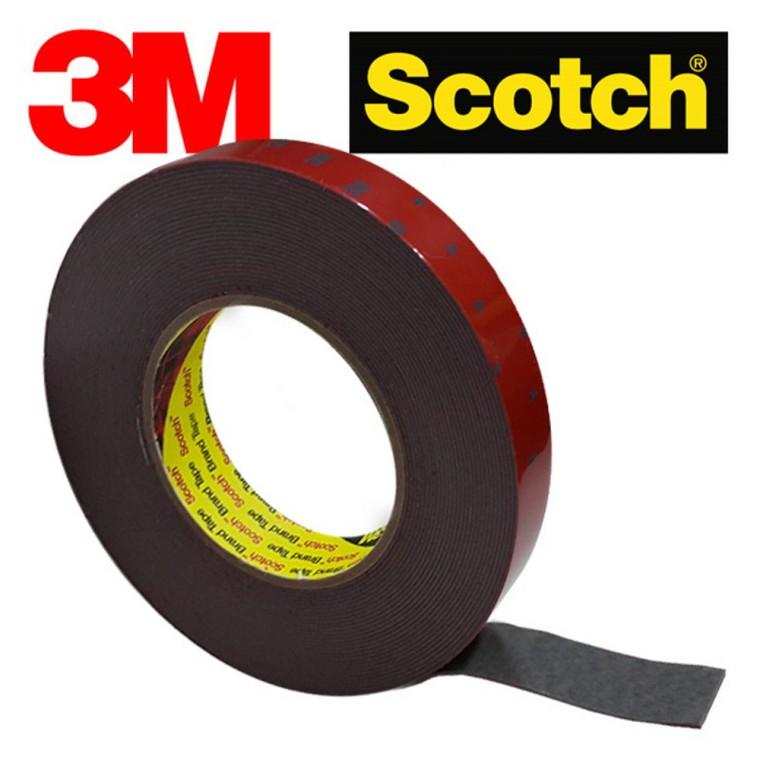 3M 자동차 내외장용 강력테이프 18mm 11M하이패스 블랙박스 내장용 쓰리엠 외장용