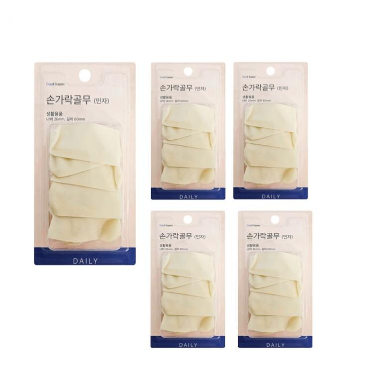 손가락골무 민자 5개 사무용 작업 핑거넵 보호