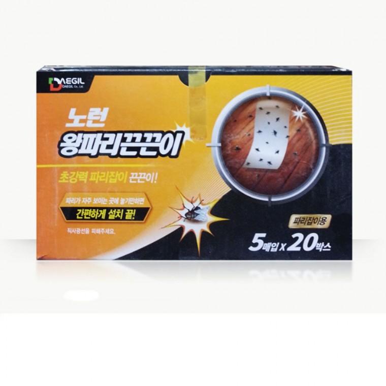파리 끈끈이 5매x20개 날파리 해충 퇴치 초파리