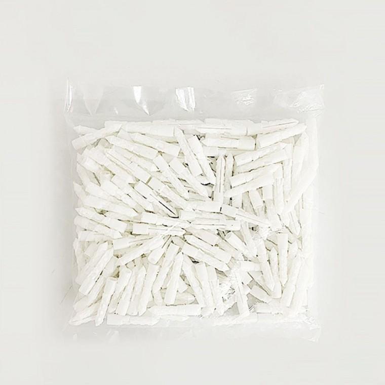 칼블럭 백색 200개 석고피스 나사못 피스