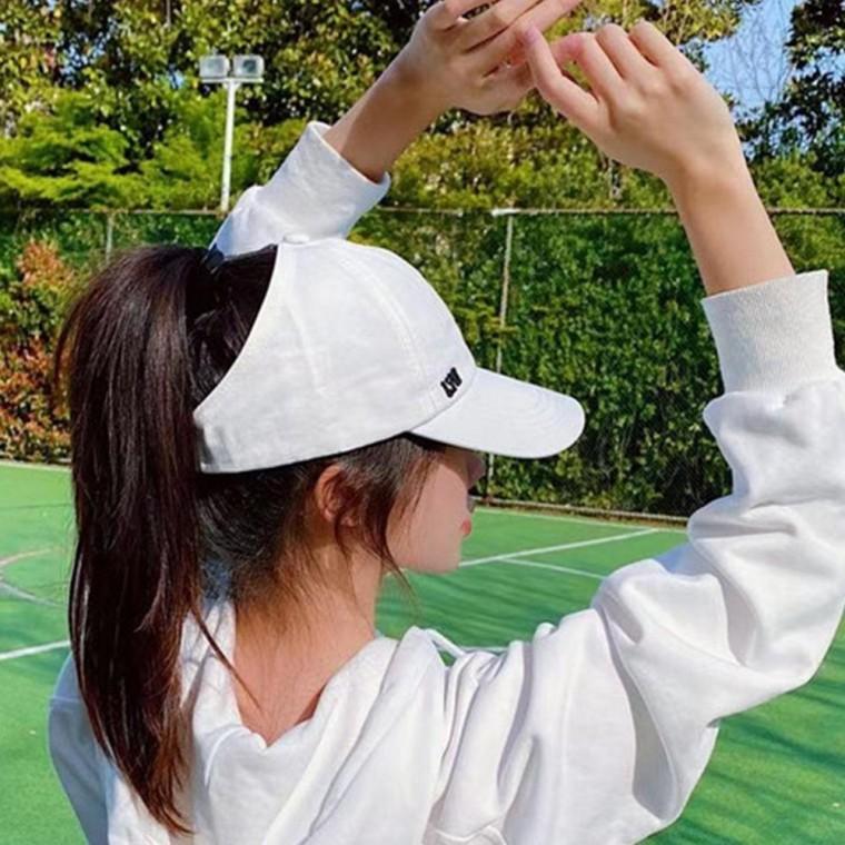 여자 오픈형 캡모자 올림머리모자 뒤트임 볼캡모자 야구모자 썬캡모자 여자