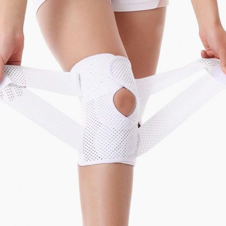 테이핑 무릎보호대 2p M 화이트 등산 슬개골 배드민턴