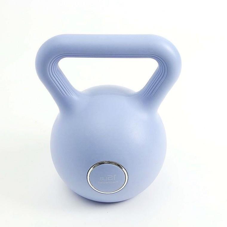 케틀벨 6.8kg 블루 어깨 소도구 바벨 운동