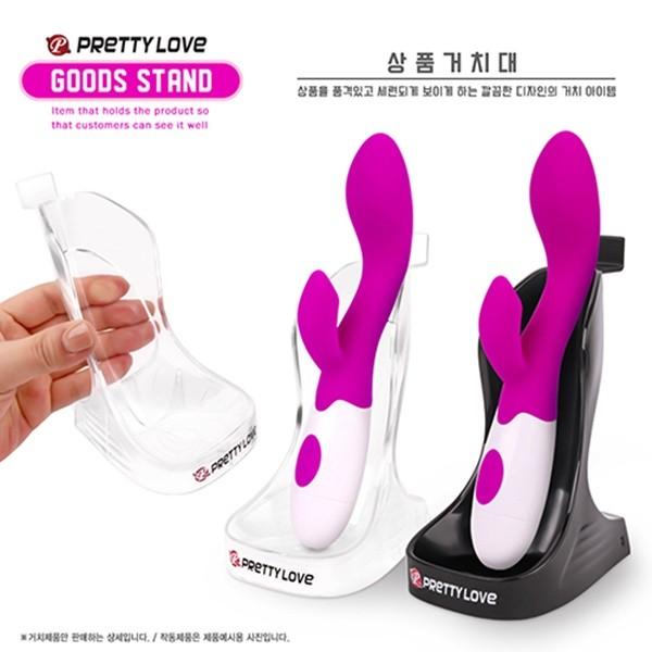 성인용품 여성 딜도 바이브레이터 상품 거치대 블랙 투명 색상랜덤 진열도구 매장 전시용품