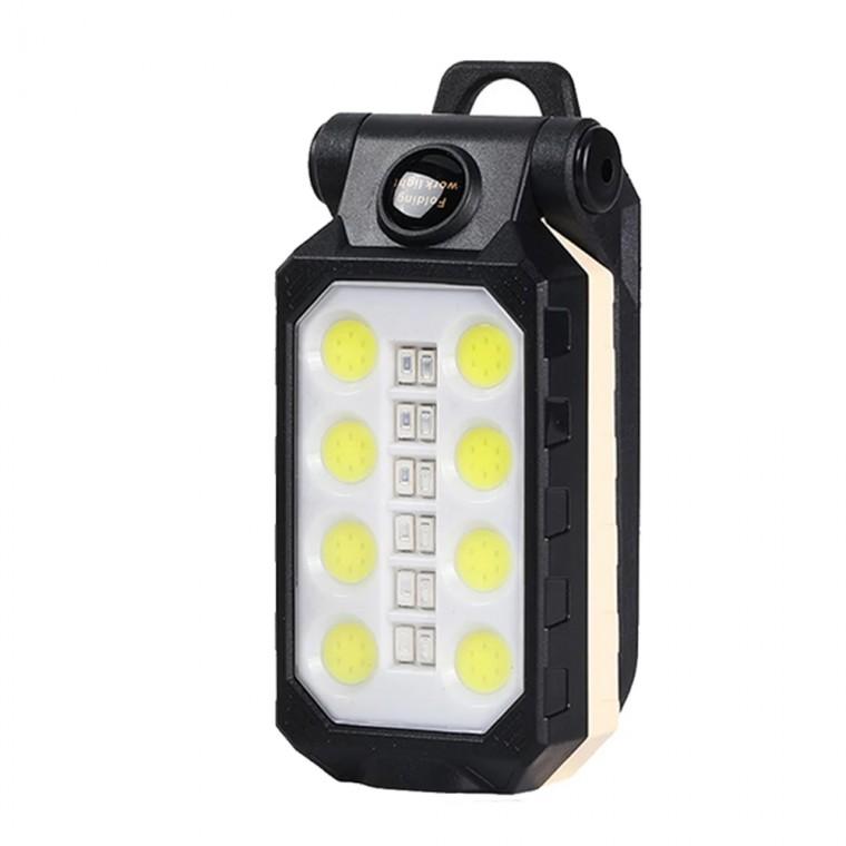 COB LED 접이식 야외 캠핑 멀티 조명등 랜턴 작업등 W598