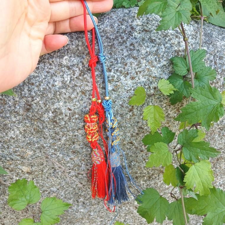 핸드메이드 차걸이 연꽃 팬던트 인테리어 장식