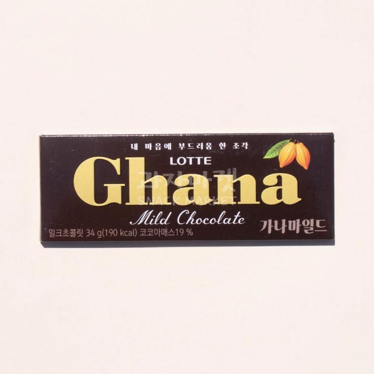 롯데제과 가나초콜릿 34g 15입