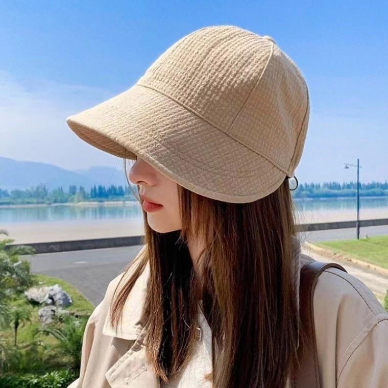 모자 버킷햇 와플 벙거지 사이즈조절 휴양지 비치