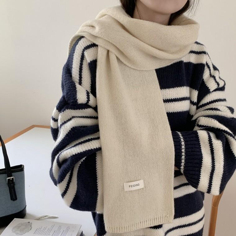 스카프 무지 목도리 따뜻한 머플러선물 데일리 캐주얼