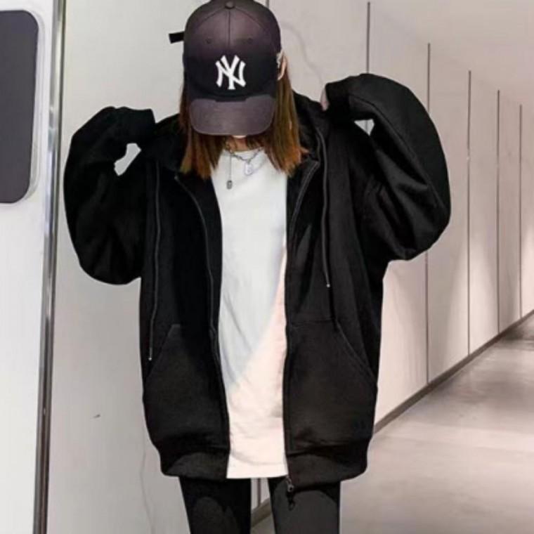 남녀공용 간절기 점퍼 루즈핏 후드집업 오버핏 데일리 남자 루즈핏 티 점퍼