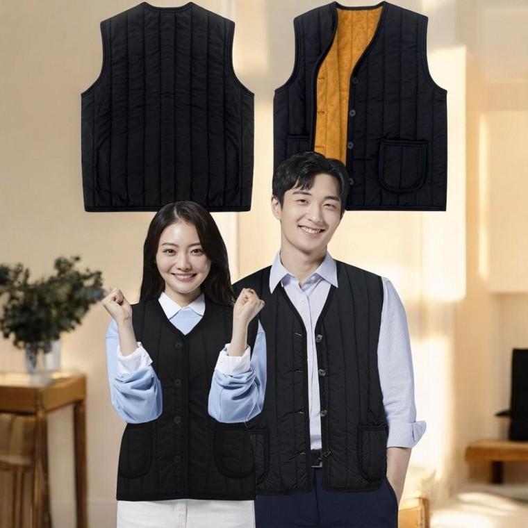 기모 패딩조끼 울 경량패딩조끼 경량패딩 베르 2size 후리스 여성 패딩