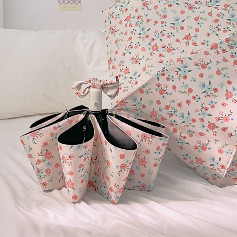 화사한 가벼운 UV자외선차단 자동 양우산 암막양산