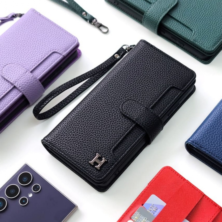 잭팟 힙 SF 다이어리 LG V50용 케이스/이중지갑형/앞뒤카드포켓/스트랩줄포함