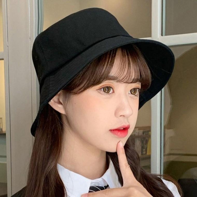 심플 디자인 무지 남성 여성 버킷햇 모자 힙합 래퍼 니트 벙거지 스타일 여행 남자 오버