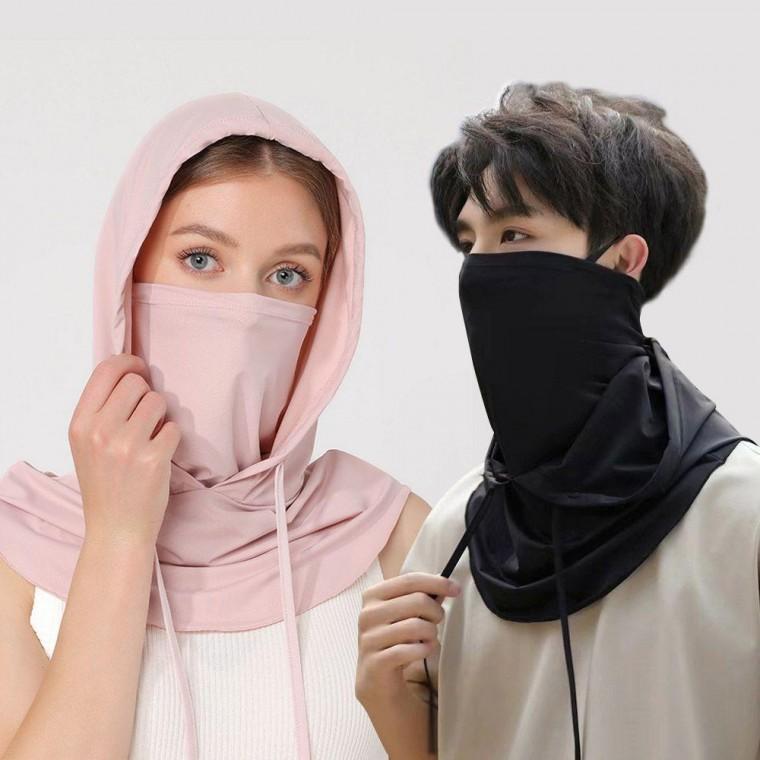 남성 여성 쿨링 아웃도어 멀티 넥워머 후드 마스크 자전거 운동 초경량 헬멧 자외선