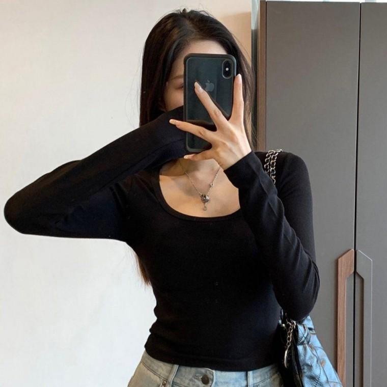여성 라운드넥 신축성 좋은 데일리 외출 코디 티셔츠 여자 반팔 여름옷 나시 라운드티