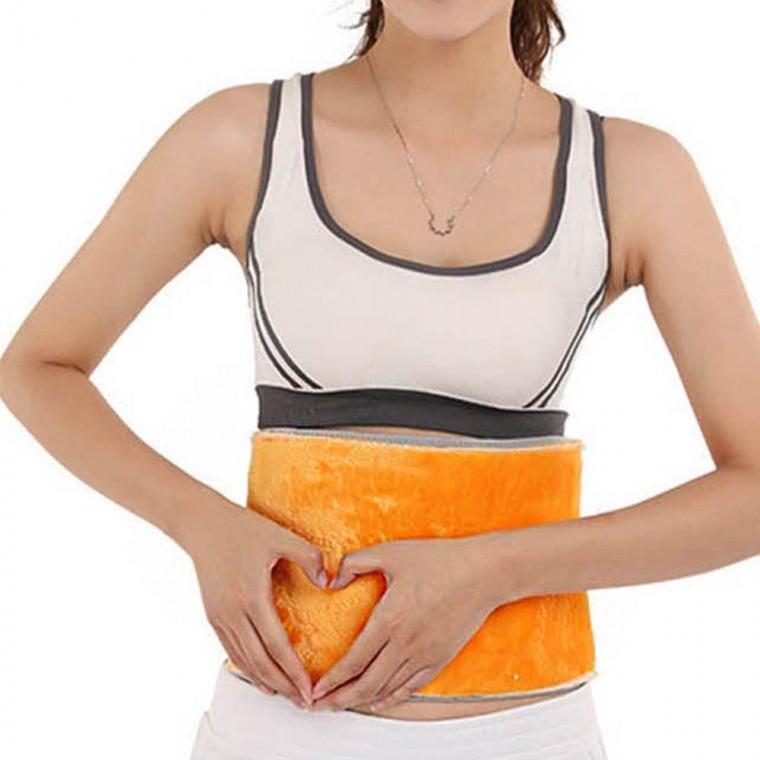 남성 여성 퍼 안감 스판 소재 방한 허리 보호대 몸보호대 자세 밴드 복대 바른 벨트