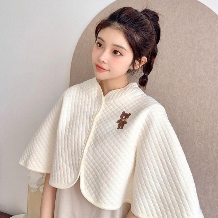 여성 사무실 실내 거실 사계절 어깨 보호 캐이프 미니 케이프 망토 사무용 산후 조리용