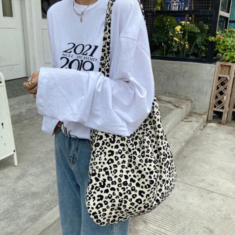 레오 파드 표범 무늬 여자 외출 포인트 아이템 에코백 가방 여성 숄더백 미니 토트백