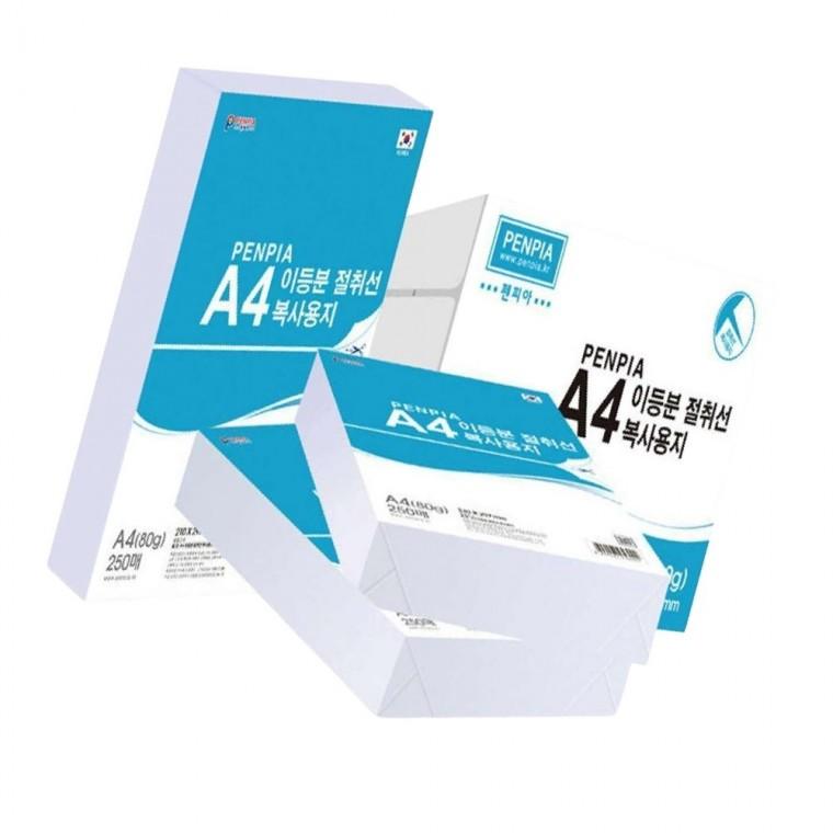 절취선 A4 복사용지 80g 250매 1권