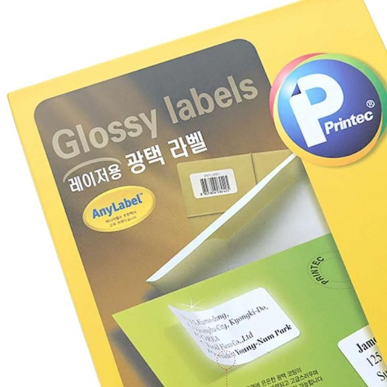 레이저용 광택라벨 40칸100매