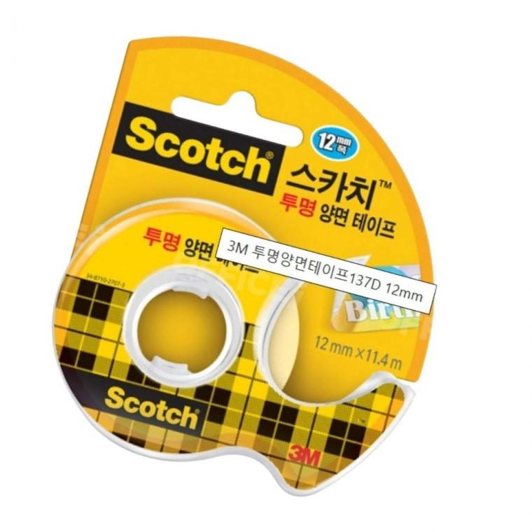 투명양면테이프137D 12mm