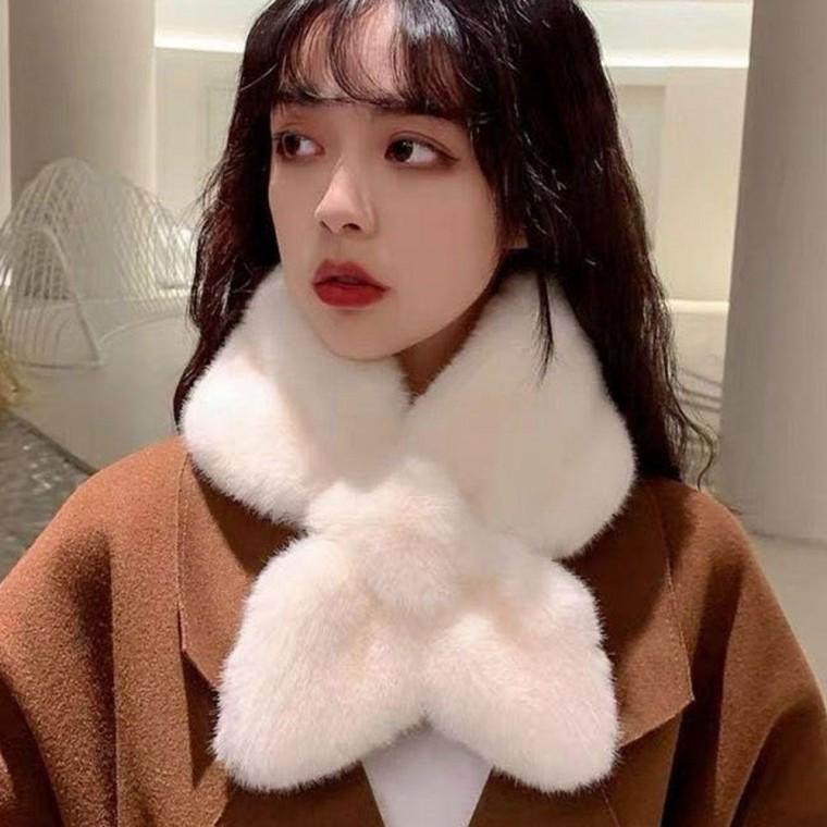인조퍼 쁘띠 스타일 여성 외출 예쁜 털 머플러 겨울 목도리 비니 캡 스포츠 두건 방한