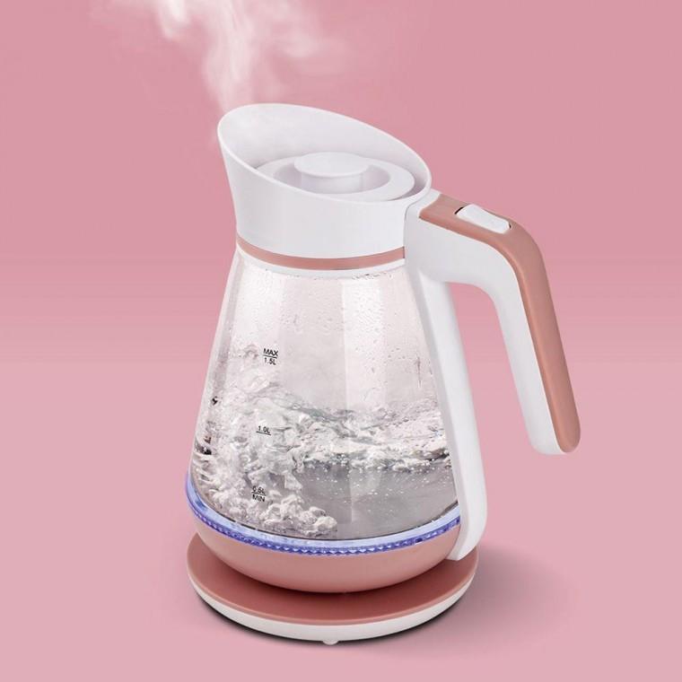 커피포트 무선 유리 1.5L 전기포트 루센1700 엘프 전기주전자