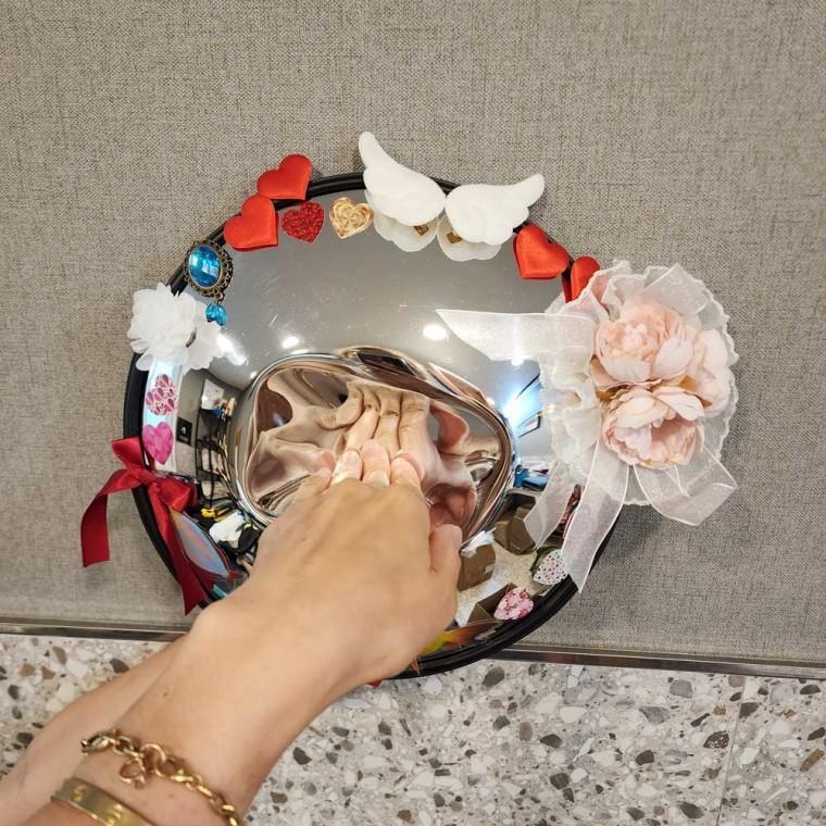 반사경 30cm 볼록렌즈 코너 사이드 거울